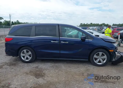 2019 Honda Odyssey Ex-L из США, поврежденный, VIN 5FNRL6H77KB012816